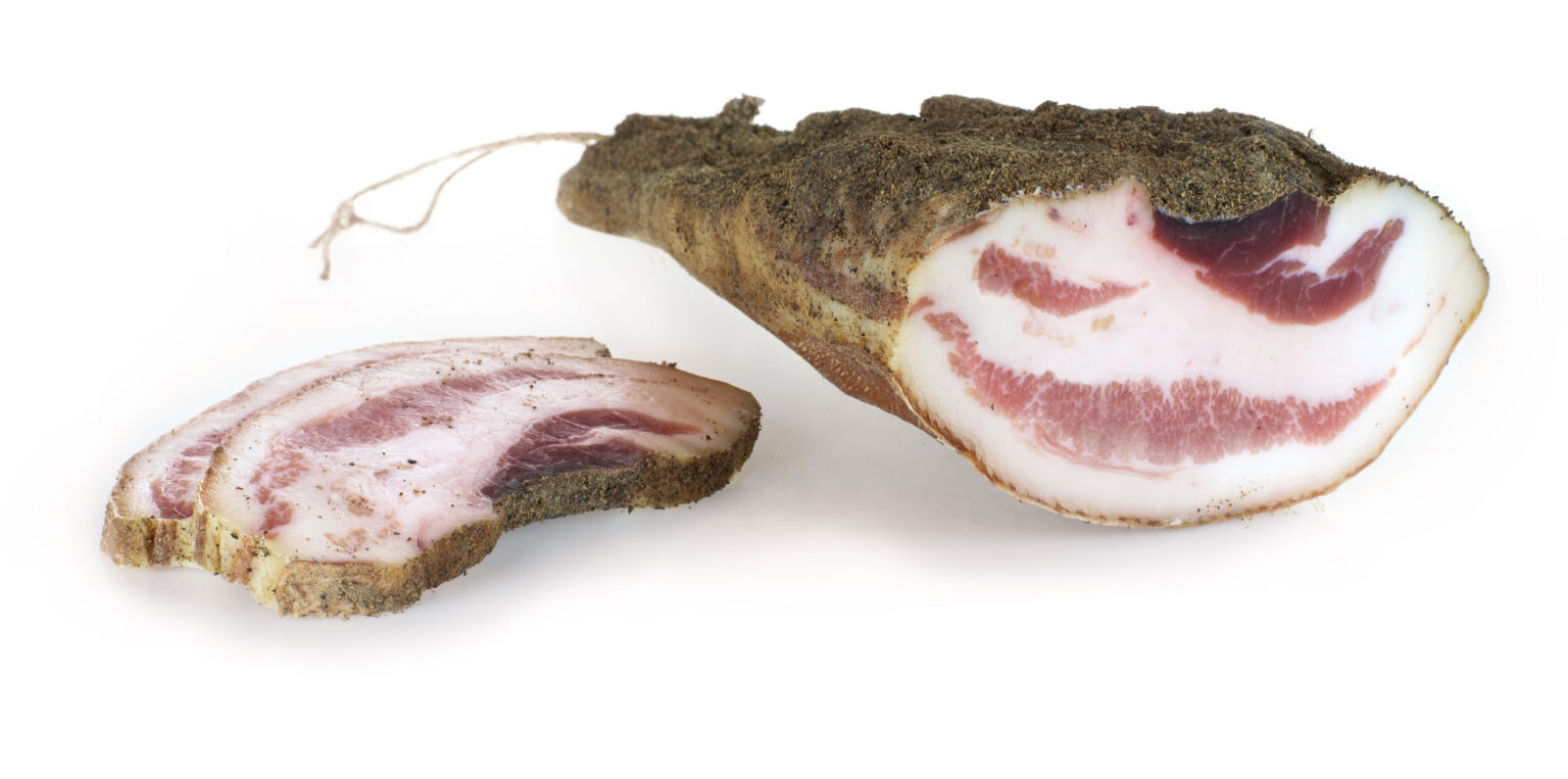 Guanciale Umbro Pepato Trancio 300/400 Gr