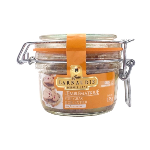 Larnaudie Foie Gras D'Oie Entiere au Juraçon 125g